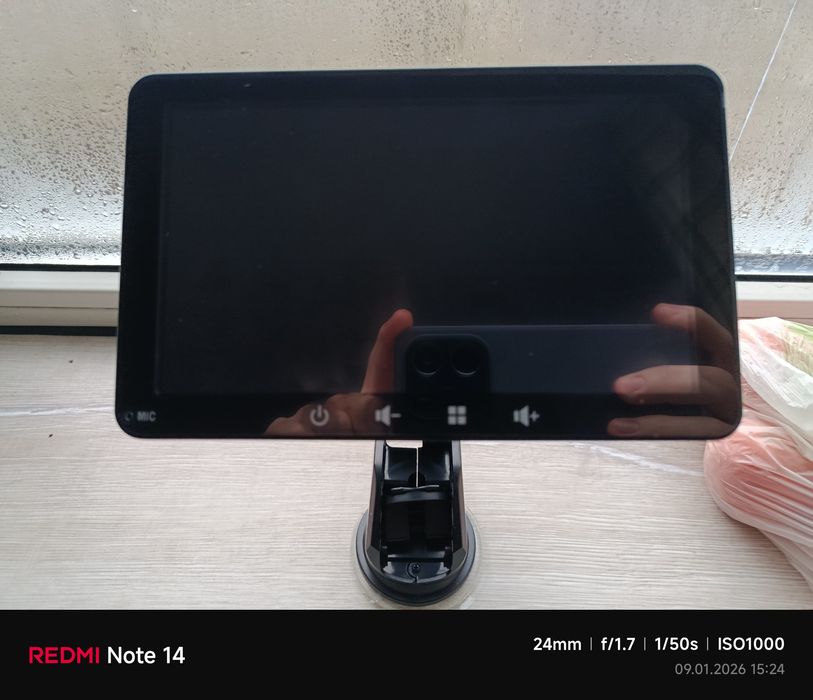 Монітор в авто Карплей або Андроїд Авто з посилювачем звуку