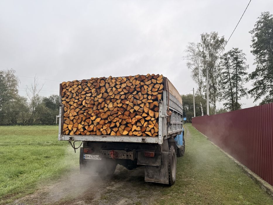 Продам  рубані дрова  різних порід