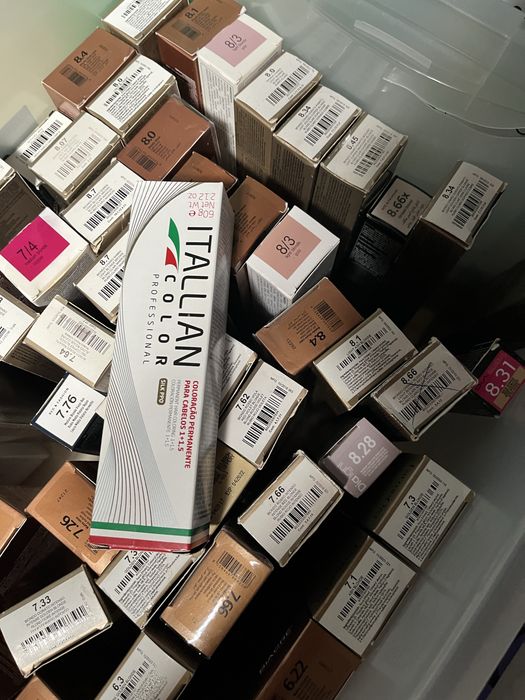 Coleccao de coloracoes para cabelo 200€