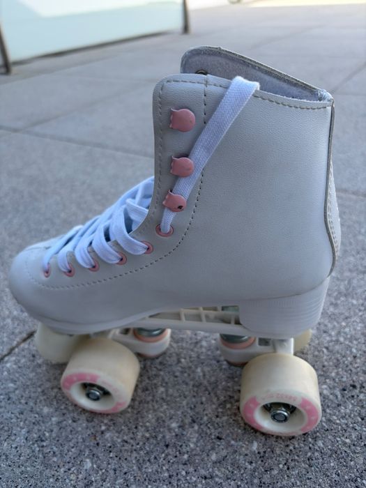 Patins de Patinagem Artística - Oxelo brancos 35
