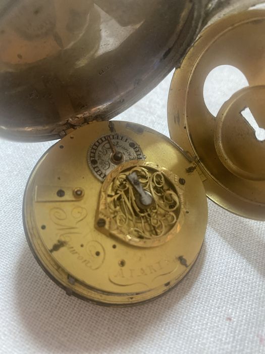 Relogio de bolso antigo em prata