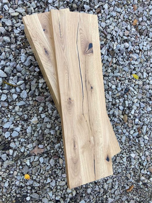 Stopień dębowy rustikal