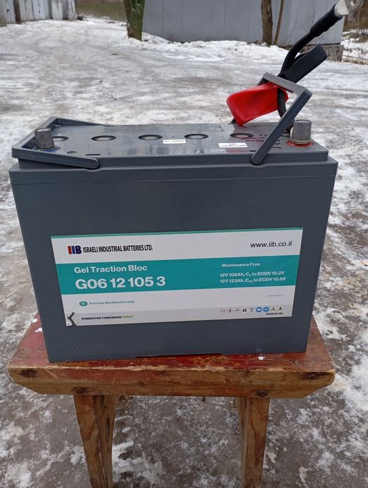 Гелевые аккумуляторы 12v 100Ah