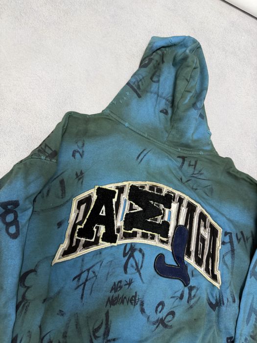 зип худи Balenciaga Skater zip up blue M L vetements rick owens