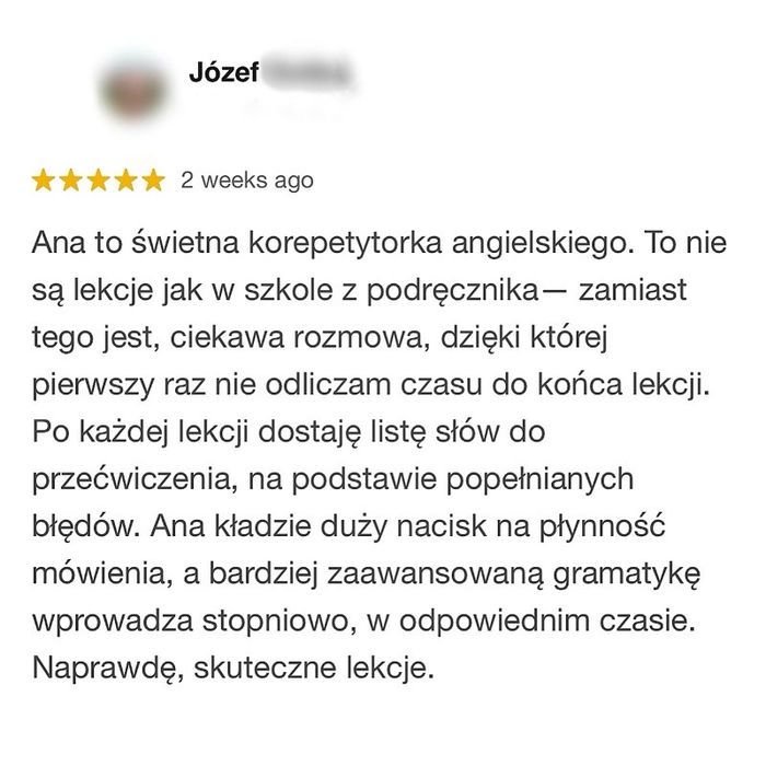 Angielski konwersacyjny dla dorosłych Online - Płynność • Akcent