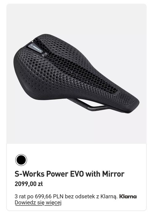 Siodełko S-works Power Mirror Evo 155mm
