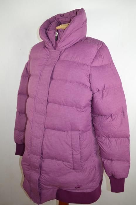Kurtka Zimowa NIke puch naturalny kaczka szara DAMSKA roz L