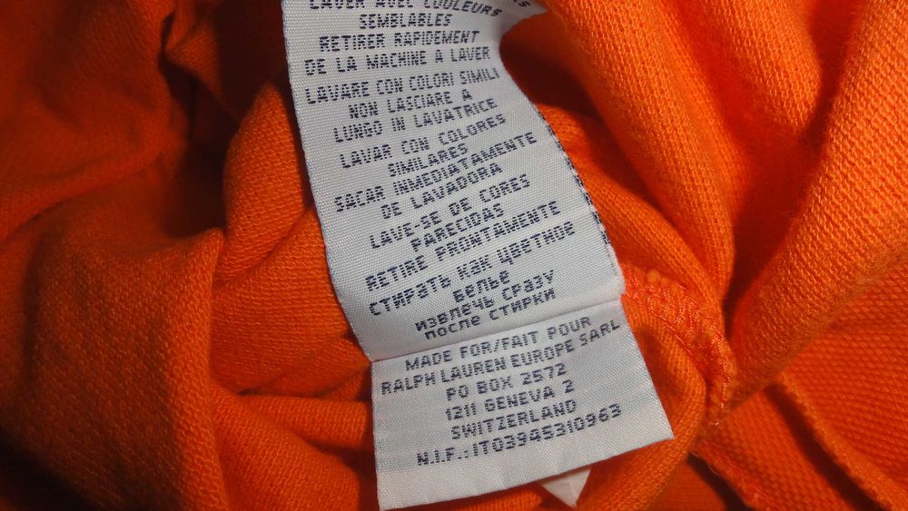 RALPH LAUREN - Oryginalna koszulka POLO - Rozmiar M / L