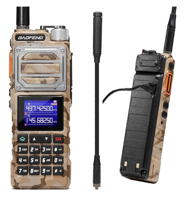 Radiotelefon KBAOFENG UV-25 Tri-Power 10W Airband USB-C Krótkofalówka