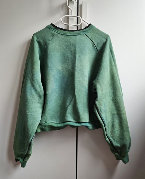Nike bluza boxy XXL zielona diy streetwear