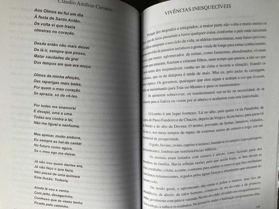 Vivências Inesquecíveis, de Cláudio Amílcar Carneiro