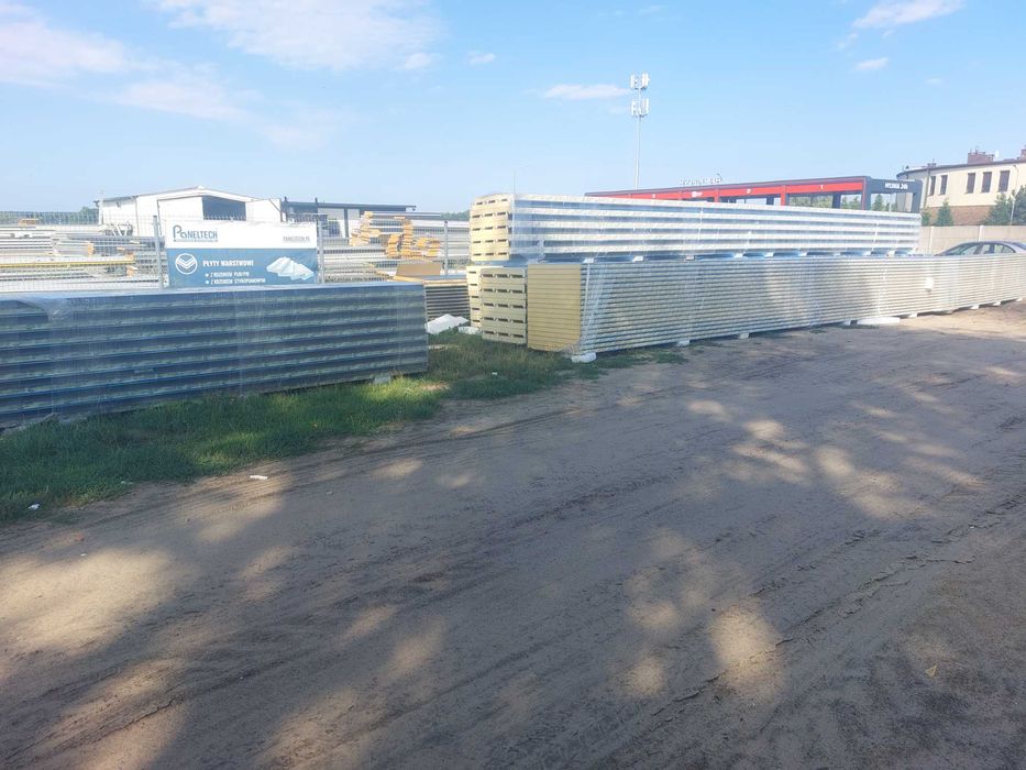 Płyta warstwowa ścienna 80mm RAL 9002