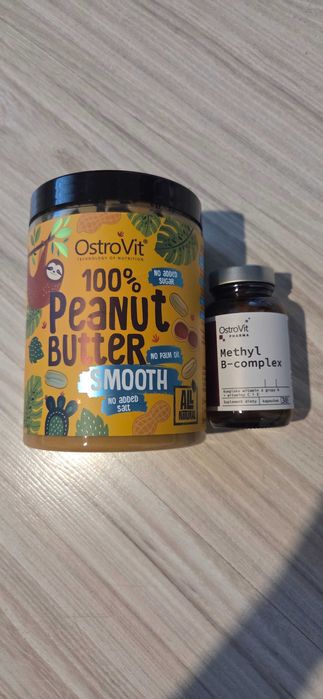 Masło Orzechowe 100% 1kg + Methyl B-Complex