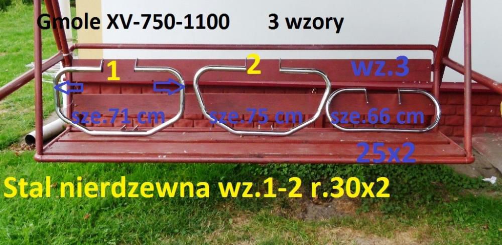 Gmole gmol yamaha virago xv 750 xv 1100 szyba bagażnik 1000