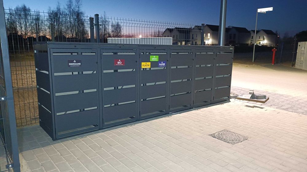 Obudowa Zabudowa Kosza Wiata Śmietnikowa Domek Narzędziowy Garaż