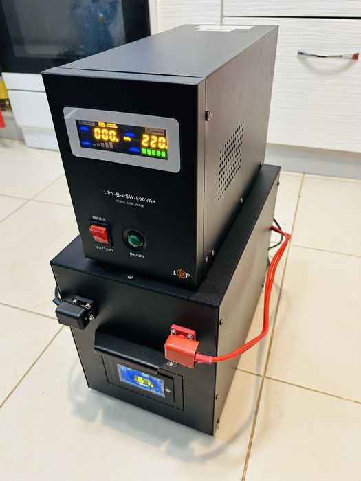 Безперебійник UPS LogicPower  12В LPY-B-PSW-800VA+