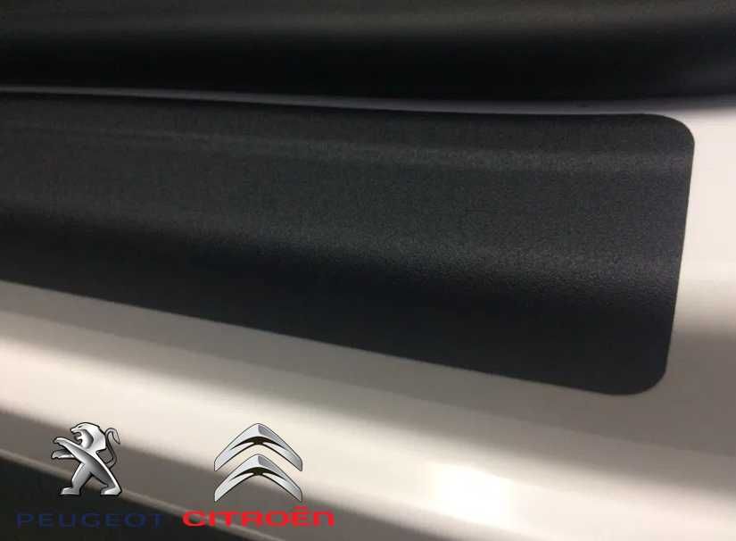 Захисна плівка защитная пленка наклейки на пороги авто Citroen Peugeot