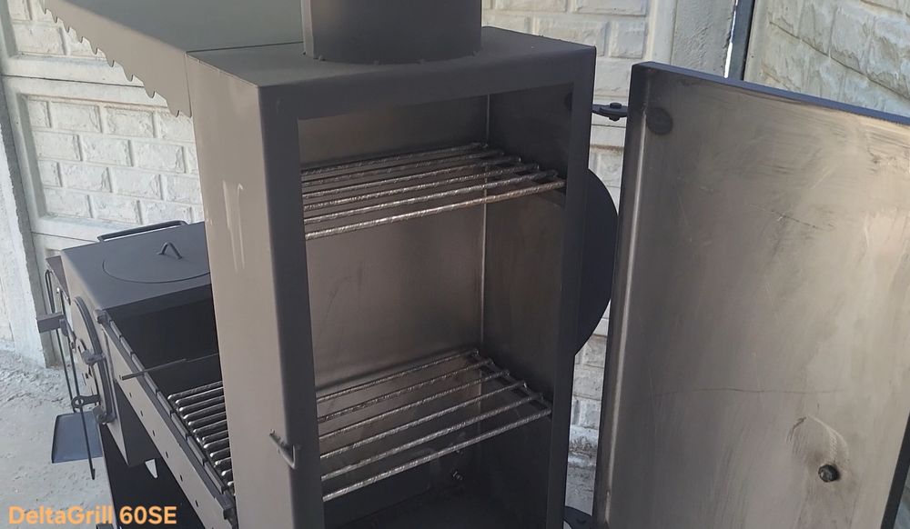 НАДМІЦНИЙ • 5мм • Мангал Коптильня Смокер Барбекю / Гриль / Піч Казан