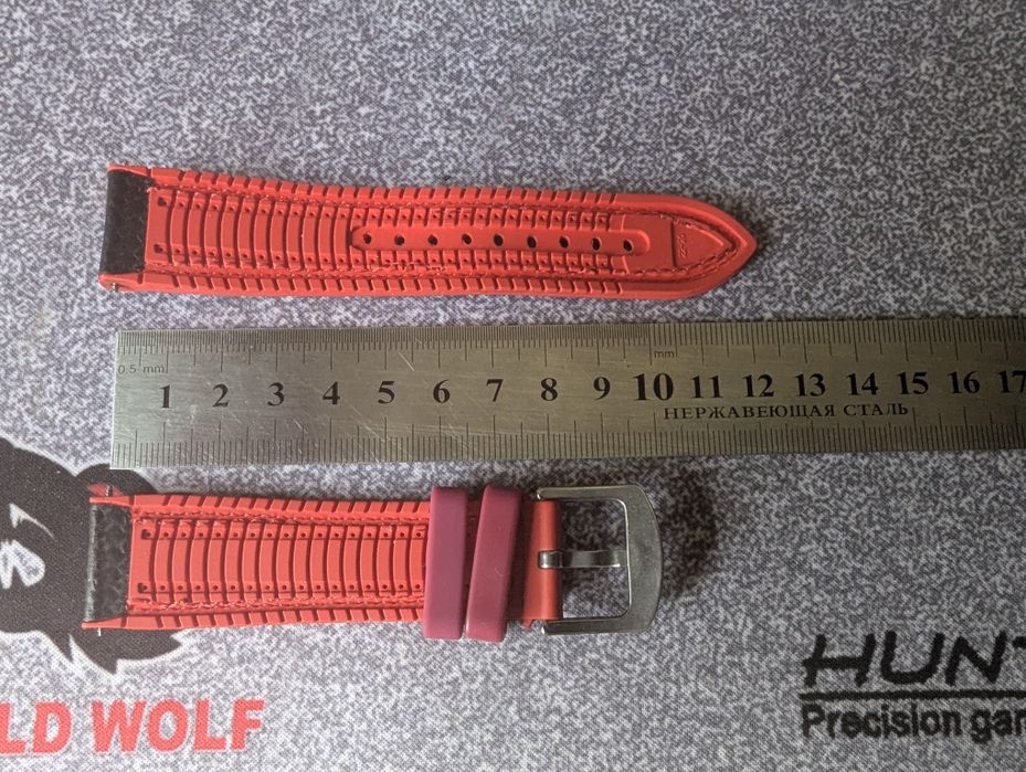 Ремешок для часов 22 мм Каучук.