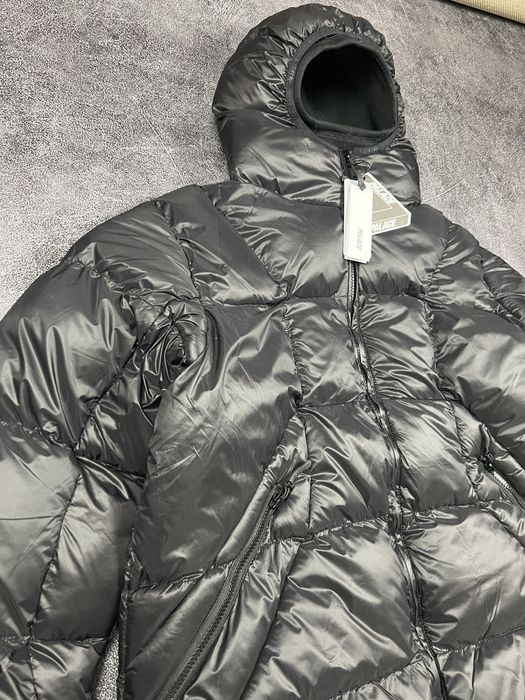 (БЕЗ ПЕРЕДОПЛАТИ)Palace Balaclava пуховик куртка пелес балаклава чорна