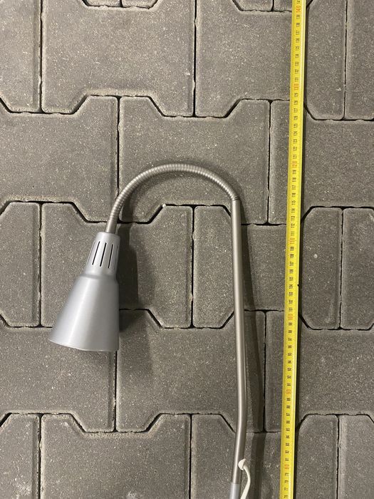 Lampka stojąca regulowana srebrna IKEA