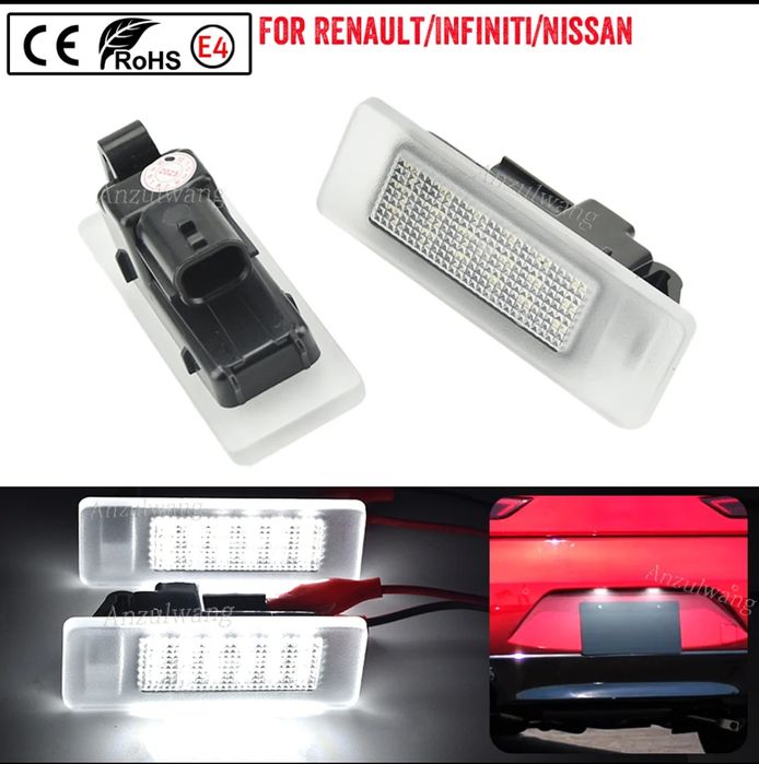 Led Підсвітка номера Citroen C3 C4 C5 Renault Peugeot 306 308 Duster