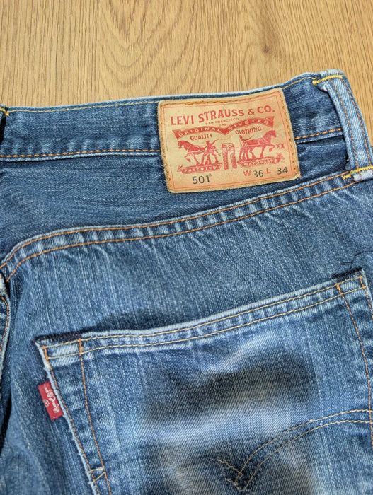 Levi’s 501 Jeans de Ganga Azul W36 L34