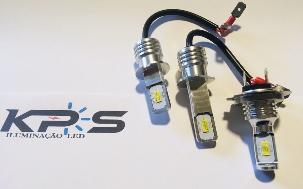 Kit Led H7 H1 e H3 160w 8000Lm