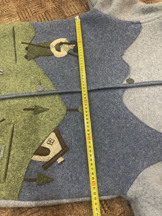 Шерстяний жакет пальто Giesswein з вареноі вовни. Оригінал