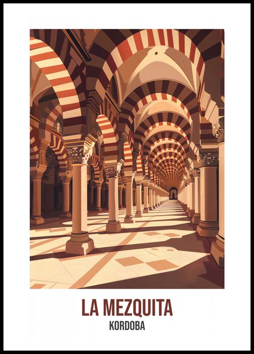 Plakat 68x98cm La Mezquita
