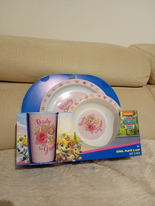 Zestaw naczyń Skye psi patrol