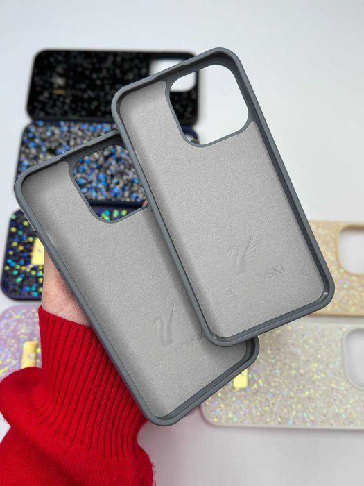 Чохол чехол с камушками стразами Swarovski сваровски iPhone 16 / 17 pro Max айфон про макс