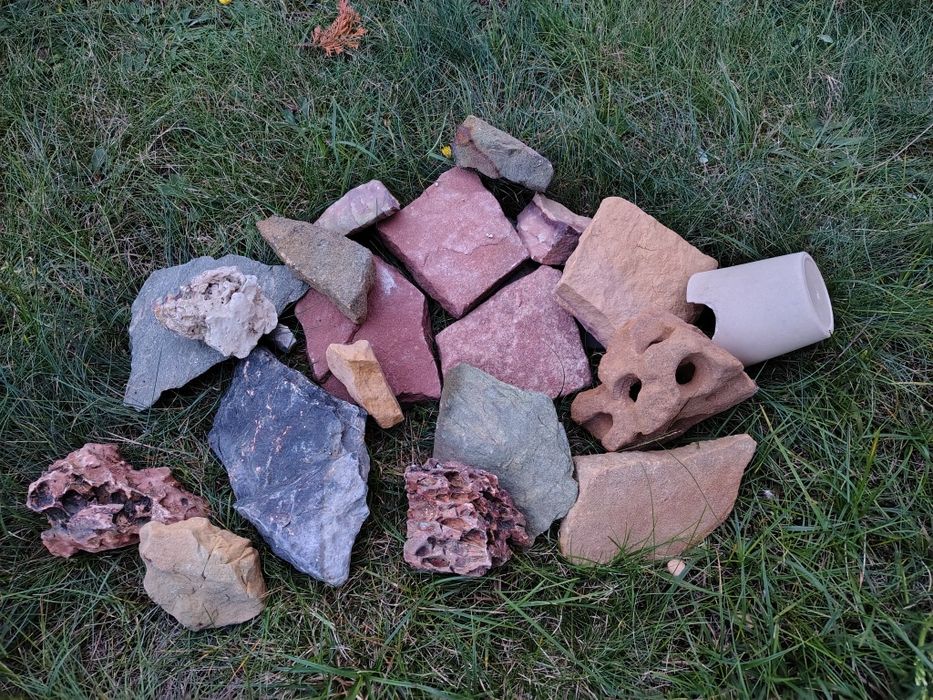 Kamienie do akwarium łupki piaskowce