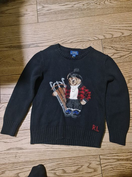 Sweter Polo Ralph z MIŚ !!! 130cm