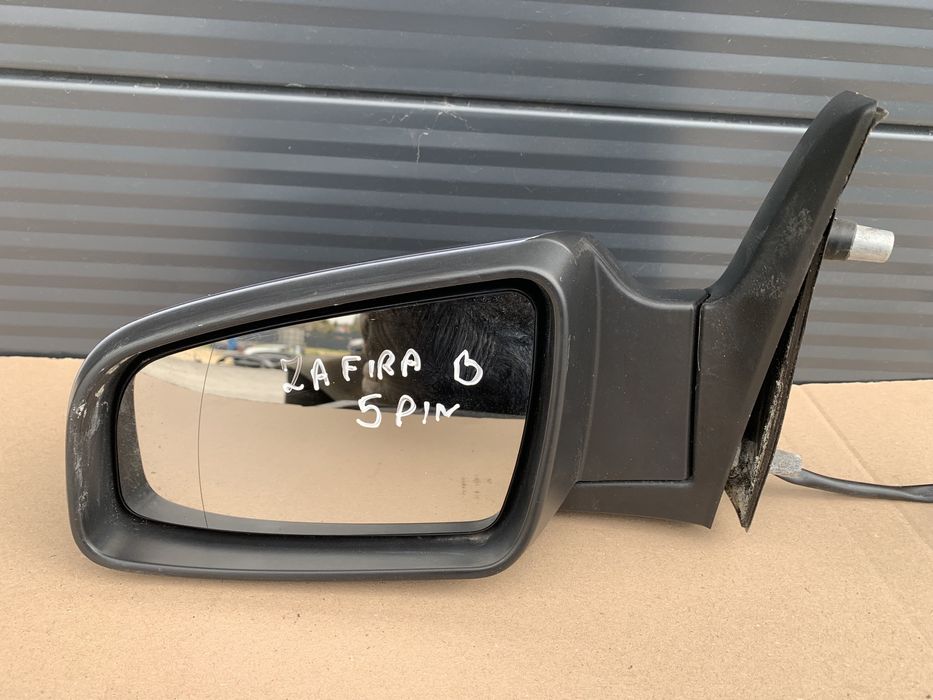 Opel Zafira B lewe lusterko 5 PIN szare EUROPA