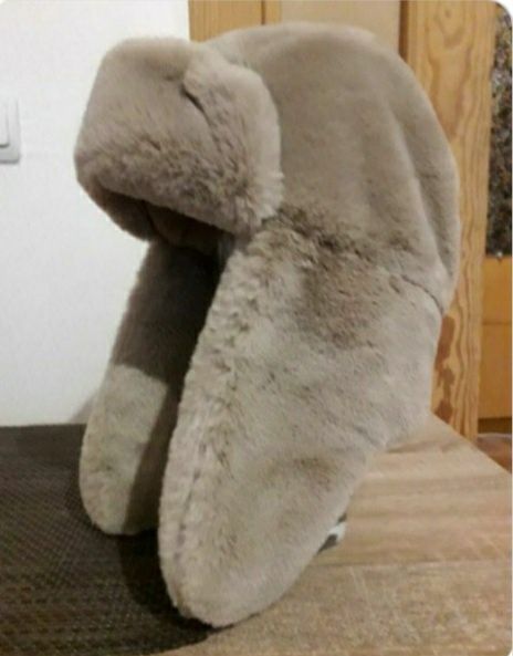 Шапка ушанка ZARA женская