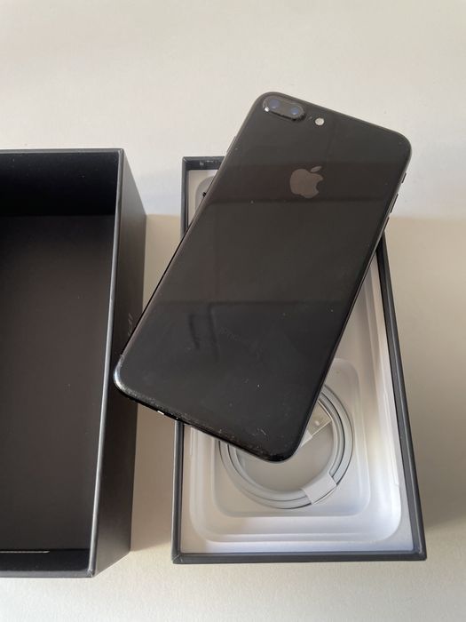 iPhone 7 Plus 128gb desbloqueado preto c/ caixa e carregador