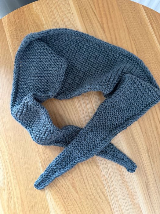 Sophie Scarf szaliczek odcienie szarości i