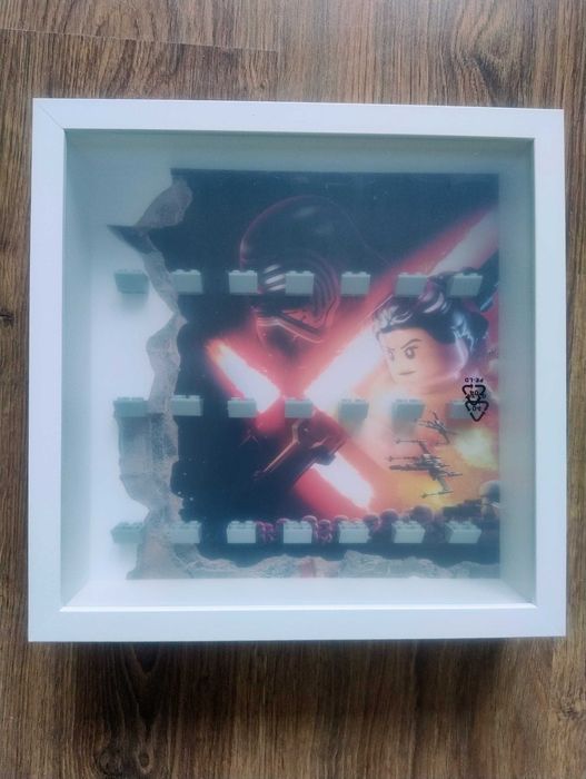Ramka/Gablotka Star Wars na minifigurki LEGO