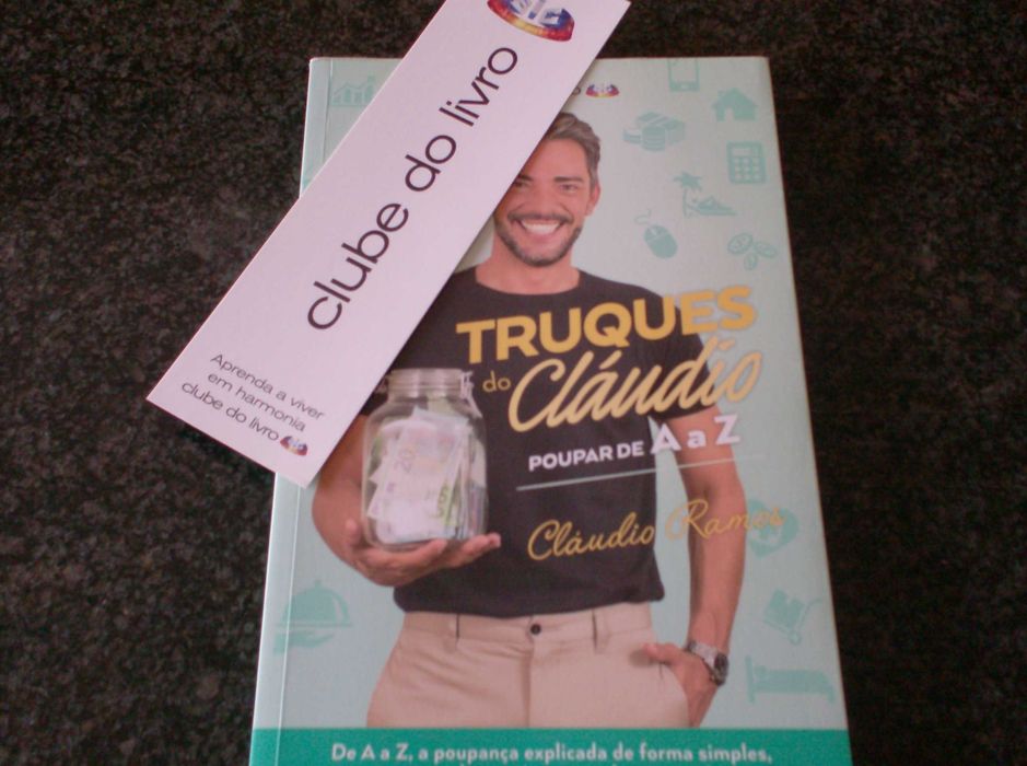 Livro Poupar de A a Z, de Cláudio Ramos, novo