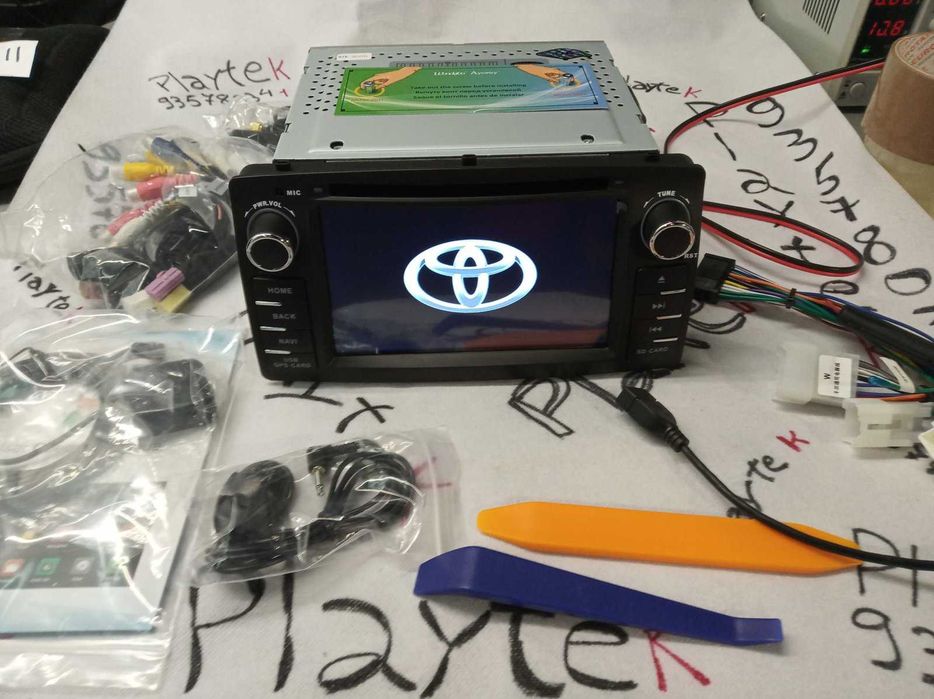 Toyota Corolla E120 Rádio Android CarPlay Android Auto sem Fios GPS