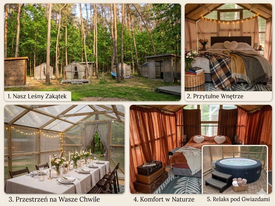 Natura glamping kolo Warszawy Suntago 8 os kawalerski panienski