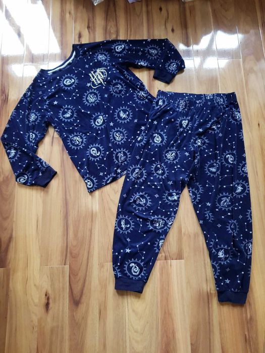 Piżama Harry Potter Wizarding World granatowa welurowa   M 40-42