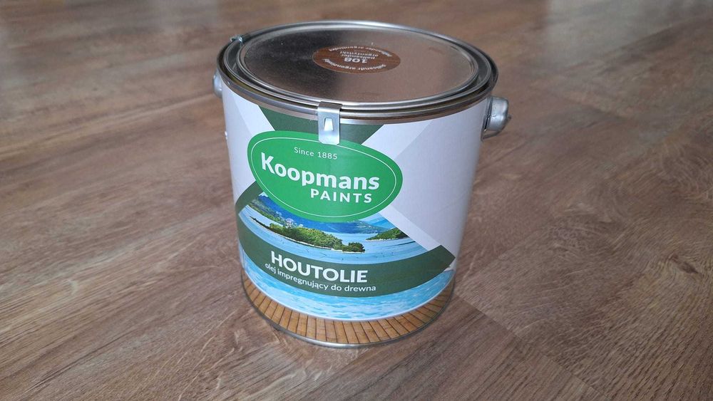 Olej impregnujący do drewna Koopmans HOUTOLIE 108 Palisander argentyński 2,5L - nowy