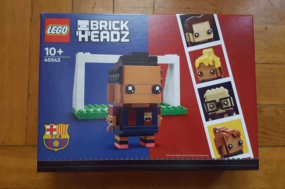 LEGO BrickHeadz 40542 Portret z klocków FC Barcelona Lewandowski