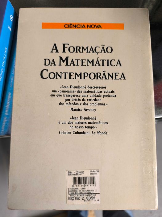 A Formação da Matemática Contemporânea — Jean Dieudonné