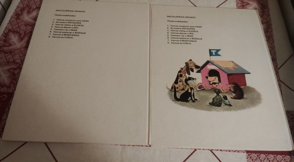 Livros Coleção Enciclopédia Infantil Vintage