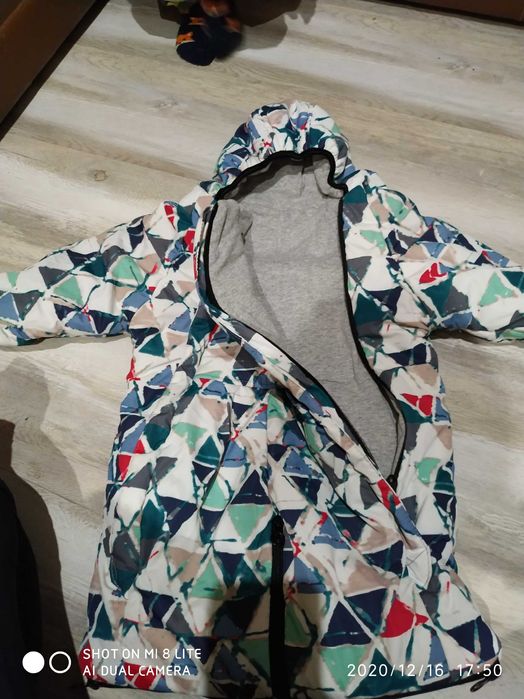 Комбінезон-конверт дитячий 2в1 74-80 деми