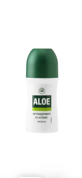 Roll-on Aloe.Antyperspirant w kulce z aloesem 0%alkoholu 50ml.Deliplus