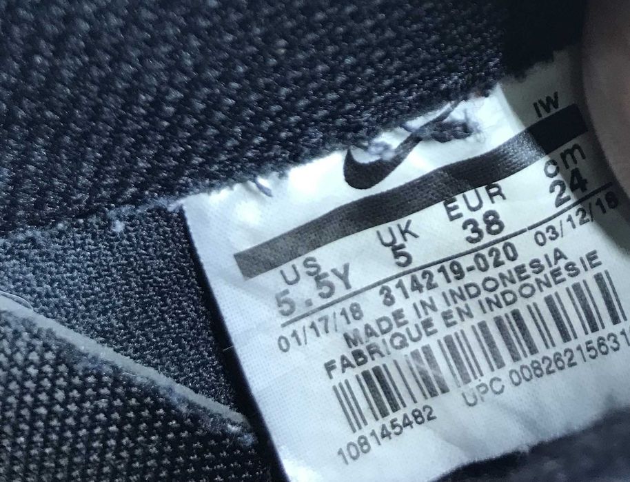 NIKE Air Force 1 r.38 oryginalne buty młodzieżowe/damskie